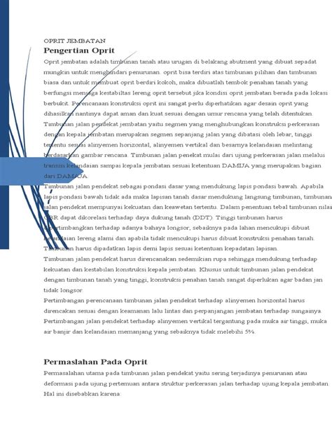 oprit jembatan