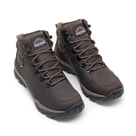 Bota Adventure Cano Alto Couro Natural Macboot Boituva Caf Bota