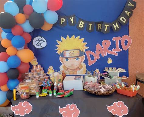 Ideas De Decoraci N Para Un Cumplea Os De Naruto Decoracion Para