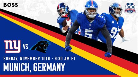 Giants To Face Panthers In Munich Germany On Nov 10 2024