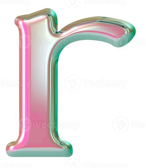 Iridescent Lowercase Alphabet Letters 28671998 Png