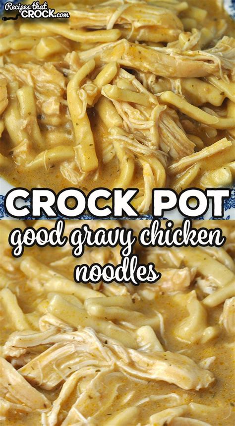 Good Gravy Crock Pot Chicken Noodles Artofit