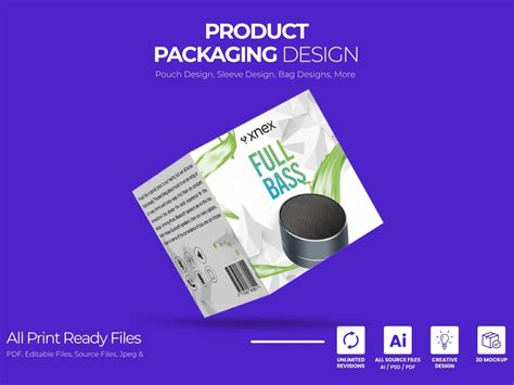 Box design, product box design, product packaging, and mailer box with 3d | Upwork