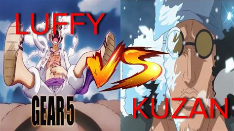 Luffy Vs Kuzan Aokiji One Piece VS Battle YouTube