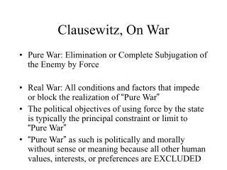 PPT H106 Explaining The Revolution Clausewitz PowerPoint