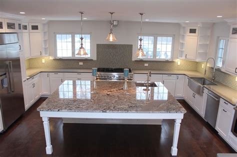 Elegant Lennon Granite Kitchen Island By Olympia Stone