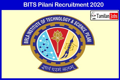 Bits Pilani Recruitment Out Apply For Jrf Jobs