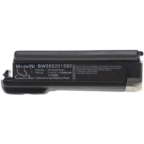 Vhbw Batterie Remplacement Pour Zebra BTRY NWTRS 50MA 01 Pour Scanner