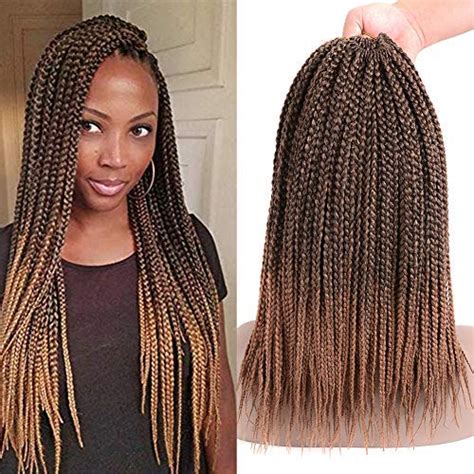 Ronsaen Box Braid Crochet Hair 30inch T27 Pre Looped Crochet Braids Box Braid