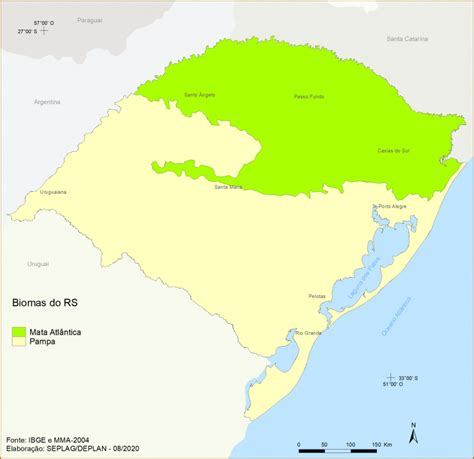 Biomas Rs Atlas Socioecon Mico Do Rio Grande Do Sul