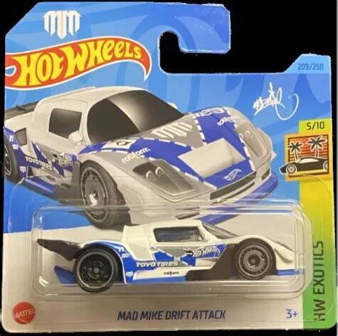 Mattel Hot Wheels Mad Mike Drift kisautó Fehér BestMarkt