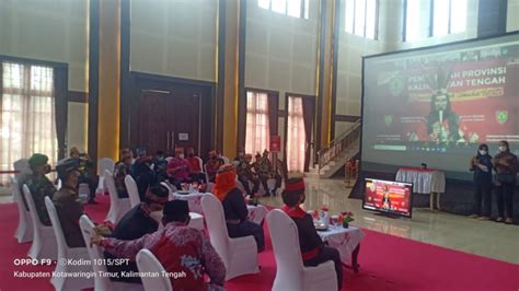 Dandim 1015 Sampit Hadiri Peringatan Hari Jadi Ke 64 Provinsi