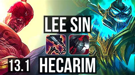 LEE Vs HECA JNG Rank 2 Lee Legendary 9 3 8 TR Grandmaster 13