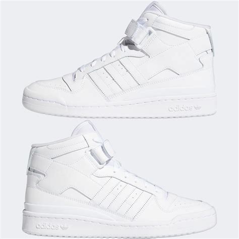 Adidas Forum Mid Unisex Beyaz Spor Ayakkabı Houseofsuperstep