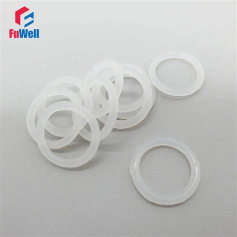 White O Rings Seals Silicon Gasket Food Grade Mm Thickness Od