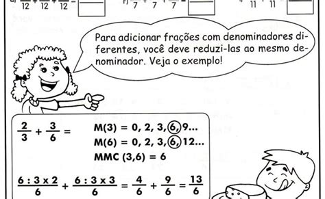 Expressoes Numericas Com Fracao Exercicios De Adicao Subtracao Multiplicacao Divisao De Fracoes