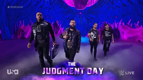 The Judgment Day Entrance Wwe Monday Night Raw December 11 2023 Youtube