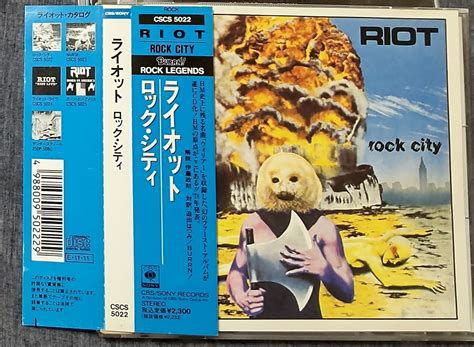 Yahooオークション ライオット「ロック・シティ」帯付 Riot「rock C