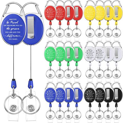 Amazon Qeeenar Retractable Keychain Heavy Duty Retractable Badge