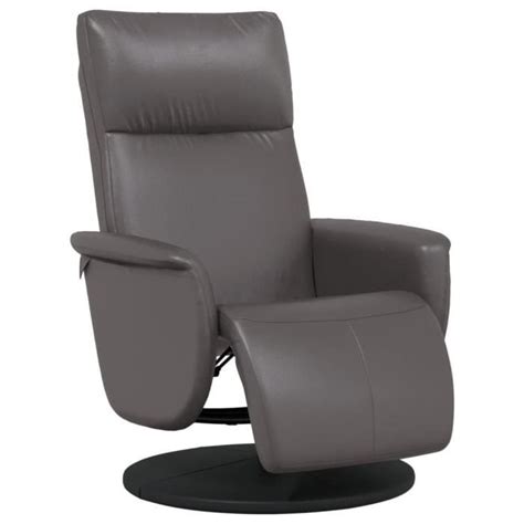 Drfeify Fauteuil Inclinable Avec Repose Pieds Gris Similicuir AB356547