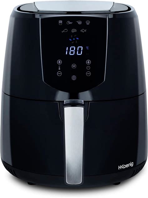 Amazon de H KOENIG Ölfreie Fritteuse Air Fryer FRY800 Kapazität 4 L