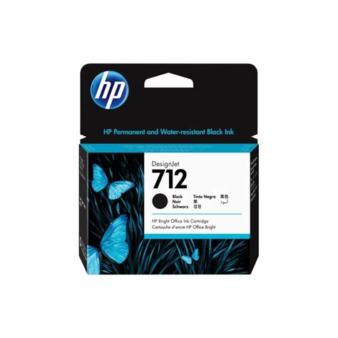 Cartouche D Encre DesignJet HP 712 Noir