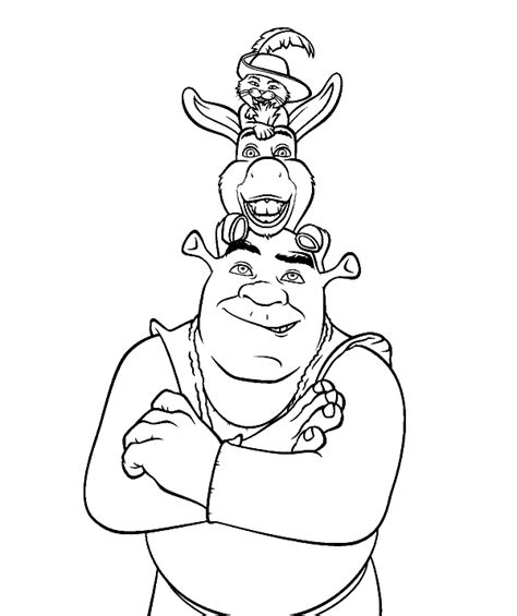 Shrek 15 coloring page