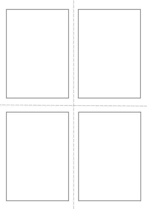 Flashcard Printable Template