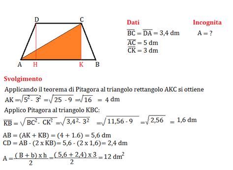 Problemi Sul Trapezio Isoscele Con Pitagora