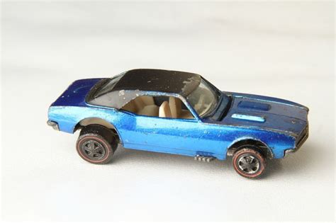 Hot Wheels Redline Original Vintage Custom Camaro Blue Black Top