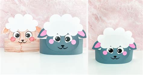 Sheep Headband Craft For Kids [Free Template]