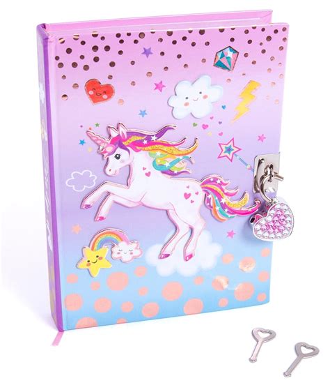 INVALID DATA Hot Focus Unicorn Secret Diary With Lock Journal Notebook With Double Sided