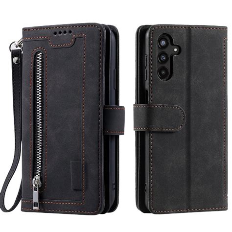 Flip Etui Dla Samsung Galaxy A G Kickstand Gniazda Na Karty Smycz