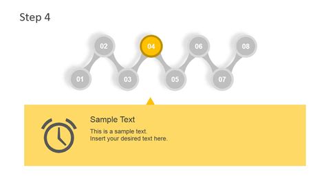 8 Steps Zig Zag Diagram Template For Powerpoint Slidemodel