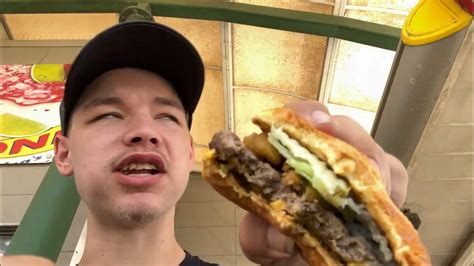 Trying Sonics New Dill Pickle Burger Youtube