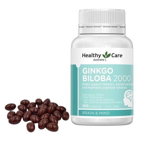 Healthy Care Ginkgo Biloba Mg D C Ph M Otc