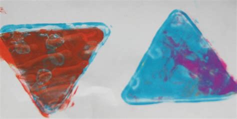 Ink Stains Hot Glue Texture Plates For Gelli Plate Printing
