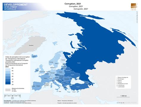 Indice De Perception De La Corruption Cartoprodig Des Cartes