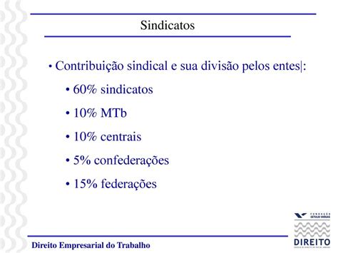 Sindicatos Ppt Carregar