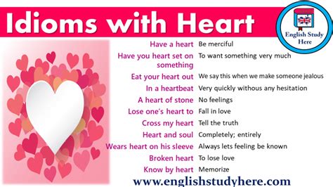 Idioms With Heart - English Study Here