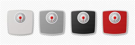 Bathroom Floor Weight Scale And Measuring Tape Vector Image