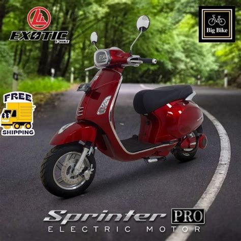 Jual Sepeda Motor Listrik Vespa Listrik Sprinter Pro Pacific Exotic