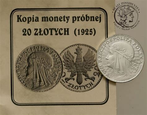 Kopia Monety Pr Bnej Z Otych Srebro St L Archiwum Niemczyk Pl