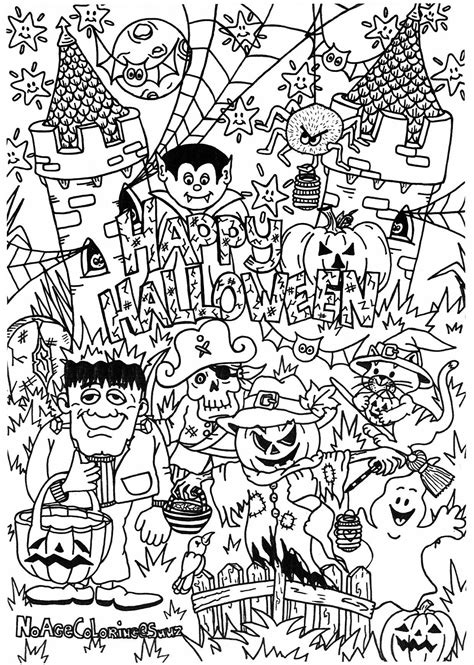 Coloriage Joyeux Halloween - Gratuit à Imprimer - Img 31339