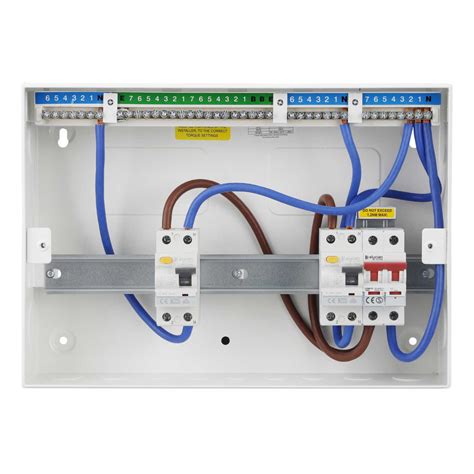 Scolmore Click Elucian 10 Way Dual 80A Type A RCD High Integrity Metal