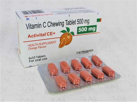 Vitamin C 500MG Chewable Tablets Manufacturers In India Taj