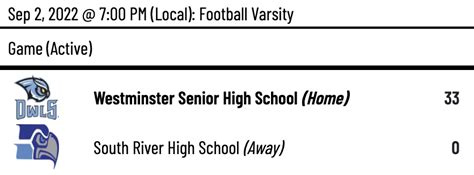 Carroll County Football - CCPS High School Week 1 Scores and Results ...