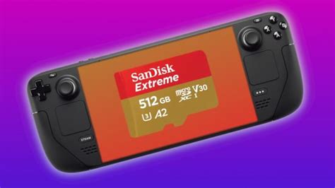 Expand your Steam Deck storage with this SanDisk 512GB microSD card