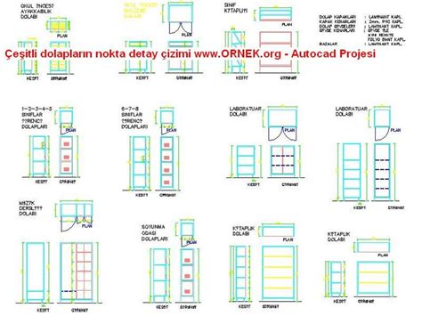 E Itli Dolaplar N Nokta Detay Izimi Dwg Projesi Ayakkabilik Izim