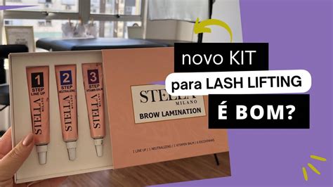 Kit Stella Milano Para Lash Lifting E Brow Lamination YouTube